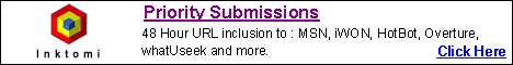 48 Hour Inclusion into MSN, iWON, HotBot, Overture, whatUseek and more